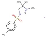 1-(<span class='lighter'>对</span><span class='lighter'>甲苯</span>磺酰)-3,4,4-<span class='lighter'>三</span>甲基-2-碘化咪唑并啉