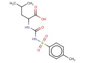 N-([[(4-METHYLPHENYL)SULFONYL]AMINO]CARBONYL)<span class='lighter'>LEUCINE</span>