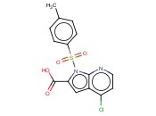 4-氯-1-对甲苯磺酰基-7-<span class='lighter'>氮</span><span class='lighter'>杂</span><span class='lighter'>吲哚</span>-2-羧酸