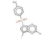 2-溴-7-<span class='lighter'>碘</span>-5-<span class='lighter'>甲苯</span>磺酰基-5H-吡咯并[2,3-B]吡嗪