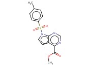 METHYL 7-<span class='lighter'>TOSYL-7H-PYRROLO</span>[<span class='lighter'>2,3-D</span>]<span class='lighter'>PYRIMIDINE</span>-4-CARBOXYLATE