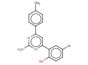 2-(2-AMINO-6-P-TOLYLPYRIMIDIN-4-YL)-4-<span class='lighter'>BROMOPHENOL</span>
