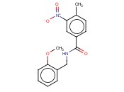 N-(<span class='lighter'>2-METHOXYBENZYL</span>)-4-METHYL-3-NITROBENZAMIDE