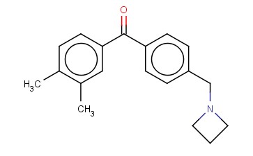 4'-AZETIDINOMETHYL-3,4-DIMETHYLBENZOPHENONE
