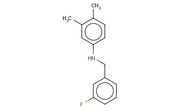 N-(3,4-DIMETHYLPHENYL)-3-<span class='lighter'>FLUOROBENZYLAMINE</span>