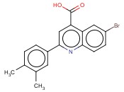 6-BROMO-2-(3,4-<span class='lighter'>DIMETHYLPHENYL</span>)QUINOLINE-4-CARBOXYLIC ACID