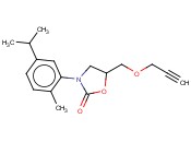 3-(5-ISOPROPYL-O-TOLYL)-5-(2-PROPYNYLOXYMETHYL)-2-OXAZOLIDINONE