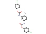 N,N'-BIS(4-CHLOROPHENOXYCARBONYL)-4-METHYL-1,3-<span class='lighter'>PHENYLENEDIAMINE</span>