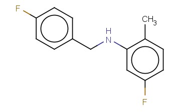N-(5-FLUORO-2-METHYLPHENYL)-4-<span class='lighter'>FLUOROBENZYLAMINE</span>
