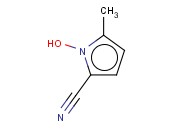 <span class='lighter'>1H-PYRROLE-2-CARBONITRILE</span>,<span class='lighter'>1-HYDROXY-5-METHYL-</span>