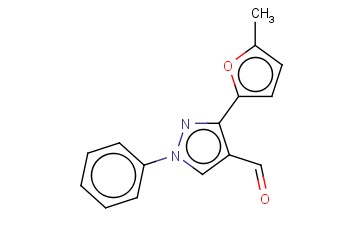 3-(5-METHYL-2-FURYL)-1-PHENYL-1H-PYRAZOLE-4-CARBALDEHYDE