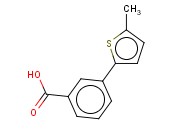 3-(5-甲基<span class='lighter'>噻吩</span>-2-<span class='lighter'>基</span>)苯甲酸