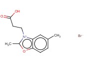 3-(2-<span class='lighter'>甲</span><span class='lighter'>酰</span>乙基)-2,5-二<span class='lighter'>甲基</span><span class='lighter'>苯</span>并恶唑翁溴