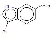 3-<span class='lighter'>溴</span>-6-<span class='lighter'>甲基</span><span class='lighter'>吲哚</span>