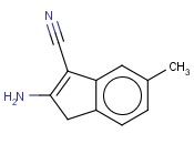 2-AMINO-5-METHYL-1H-<span class='lighter'>INDENE</span>-3-CARBONITRILE