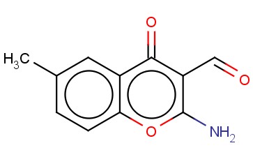 <span class='lighter'>2-AMINO-6-METHYL-4-OXO-4H-CHROMENE-3-CARBALDEHYDE</span>