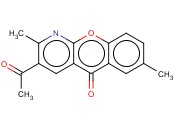 3-<span class='lighter'>乙酰</span>基-2,7-二甲基-5H-[1]苯并吡喃并[2,3-b]<span class='lighter'>吡啶</span>-5-酮
