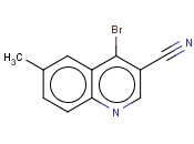 <span class='lighter'>4-BROMO-6-METHYLQUINOLINE-3-CARBONITRILE</span>