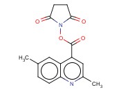 <span class='lighter'>N-SUCCINIMIDYL</span> <span class='lighter'>2,6-DIMETHYL-4-QUINOLINECARBOXYLATE</span>