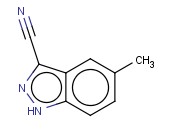 3-氰基-5-甲基-1H-<span class='lighter'>吲</span><span class='lighter'>唑</span>