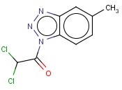 1H-<span class='lighter'>苯</span>并<span class='lighter'>三</span><span class='lighter'>唑</span>，1-（二氯乙酰基）-5-甲基-（9CI）