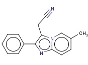 咪唑并[1,2-a]<span class='lighter'>吡啶</span>-3-<span class='lighter'>乙酰</span>腈,6-甲基-2-苯基-