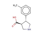 (3S,4R)-4-<span class='lighter'>间</span>甲苯基吡咯烷-3-羧酸