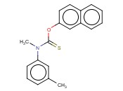 N-甲基-N-(3-<span class='lighter'>间</span>甲苯基)硫代<span class='lighter'>氨基</span>甲酸-2-萘酯