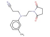 N-(2-(N-(2-CYANOETHYL)-3-METHYLANILINO)ETHYL)SUCCINIMIDE