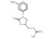 2-OXAZOLIDINONE, 5-HYDROXYMETHYL-3-(M-TOLYL)-, CARBAMATE