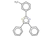 4,5-<span class='lighter'>DIPHENYL</span>-2-(M-TOLYL)THIAZOLE