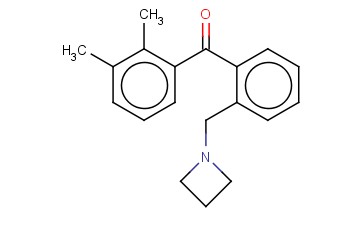 2'-<span class='lighter'>AZETIDIN-1-YLMETHYL-2,3-DIMETHYLBENZOPHENONE</span>