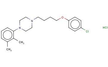 1-(4-(P-CHLOROPHENOXY)BUTYL)-4-(2,3-XYLYL)-PIPERAZINE HYDROCHLORIDE