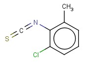 <span class='lighter'>异</span><span class='lighter'>硫</span><span class='lighter'>氰酸</span>2-氯-6-甲基苯基<span class='lighter'>酯</span>