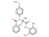 2-<span class='lighter'>吡啶</span>甲酰胺,N-[2-[(2,6-二<span class='lighter'>甲基</span>苯基)<span class='lighter'>氨基</span>]-1,1-二<span class='lighter'>甲基</span>-2-羰基乙基]-N-(4-甲氧苯基)