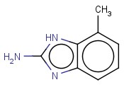 1H-<span class='lighter'>苯并咪唑</span>-2 -胺，4 -<span class='lighter'>甲基</span>- （9CI）
