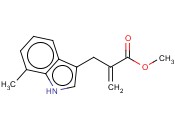 1H-<span class='lighter'>吲哚</span>-3-<span class='lighter'>丙酸</span>,7-甲基-a-亚甲基-,甲基酯
