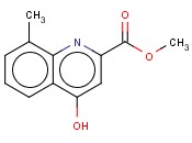 METHYL <span class='lighter'>4-HYDROXY-8-METHYLQUINOLINE-2-CARBOXYLATE</span>