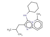 N-CYCLOHEXYL-2-METHYL-8-(2-METHYLPROPYL)-1,7-DIAZABICYCLO[4.3.0]NONA-2,4,6,8-TETRAEN-9-AMINE