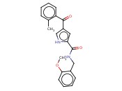 N-(<span class='lighter'>2-METHOXYBENZYL</span>)-4-(2-METHYLBENZOYL)-1H-PYRROLE-2-CARBOXAMIDE