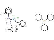 <span class='lighter'>二</span><span class='lighter'>氯</span>[1,3-双(2-<span class='lighter'>甲基</span>苯基)-2-咪唑烷亚基](亚苄基)(三环己基<span class='lighter'>膦</span>)钌(II)