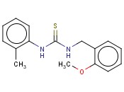 N-(<span class='lighter'>2-METHOXYBENZYL</span>)-N'-(2-METHYLPHENYL)THIOUREA