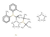 (1S)-1-[双(<span class='lighter'>叔</span>丁基)<span class='lighter'>膦</span>]-2-[(1S)-1-[双(2-甲基苯基)<span class='lighter'>膦</span>]<span class='lighter'>乙基</span>]<span class='lighter'>二</span>茂铁