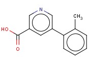 5-(2-<span class='lighter'>METHYLPHENYL</span>)NICOTINIC ACID