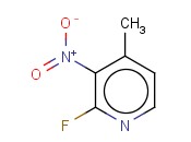 2-氟-3-硝基-4-甲基吡啶