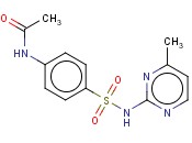 N-[4-[[(4-甲基-2-<span class='lighter'>嘧啶</span>基)<span class='lighter'>氨基</span>]磺酰]苯基]乙酰胺