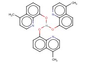 三(4-甲基-8-<span class='lighter'>羟基</span><span class='lighter'>喹啉</span>)铝