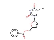 5'-苯甲酰基-2',3'-二<span class='lighter'>脱氢</span>-3'-脱氧胸腺嘧啶