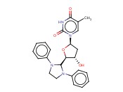 5'-DEOXY-5'-(1,3-DIPHENYL-2-IMIDAZOLIDINYL)THYMIDINE