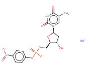 胸腺嘧啶脱氧核苷酸5'-单<span class='lighter'>磷酸</span>对硝基<span class='lighter'>苯</span><span class='lighter'>酯</span>钠盐